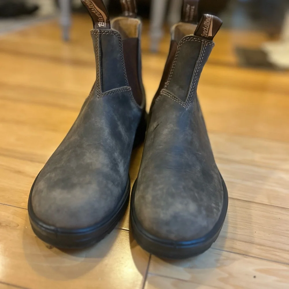 Blundstone Men's CLASSIC  Brown Leather Chelsea Boots - Picture 4 of 15